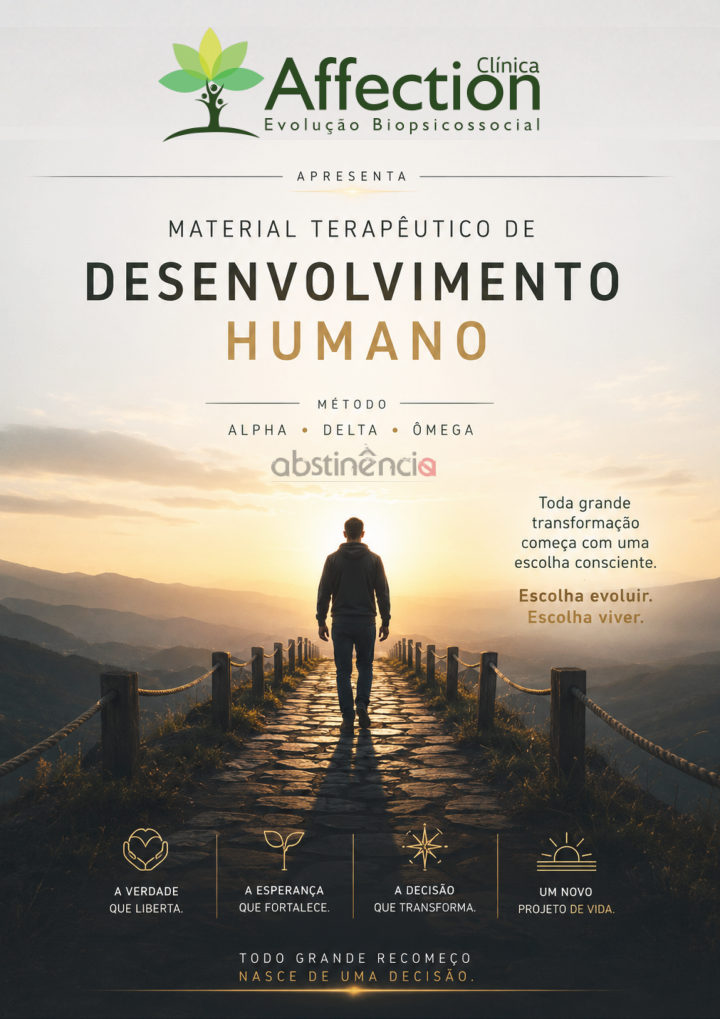 Capa do material terapêutico de desenvolvimento humano da Affection